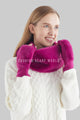 Faux Fur Fingerless Wrist Warmers