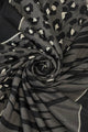 Wild Leopard And Zebra Print Frayed Scarf