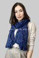 Bandana Paisley Print Frayed Scarf