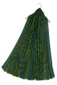 Bold Large Zebra Print Frayed Scarf