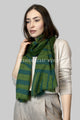 Bold Large Zebra Print Frayed Scarf