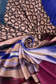 Marble Swirl And Chain Print Frayed Scarf