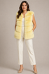 Plain Faux Fur Stripe Gilet Jacket