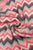 Bright Chevron Print Knitted Wool Scarf