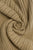 Cosy Plain Stripe Wool Knitted Scarf
