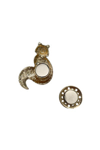 Fox Magnetic Clasp Brooch