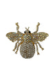 Diamante Bee Magnetic Clasp Brooch