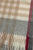 Red Stripe Check Wool Tassel Scarf