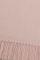 Unisex Plain Wool Tassel Scarf
