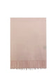 Unisex Plain Wool Tassel Scarf