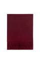 Unisex Plain Wool Tassel Scarf