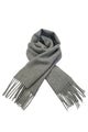 Unisex Plain Wool Tassel Scarf
