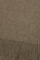 Unisex Plain Wool Tassel Scarf