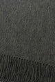 Unisex Plain Wool Tassel Scarf