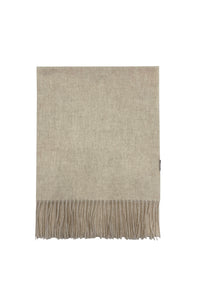 Unisex Plain Wool Tassel Scarf