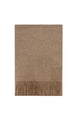 Unisex Plain Wool Tassel Scarf