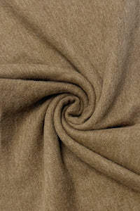 Unisex Plain Wool Tassel Scarf