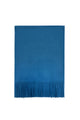 Unisex Plain Wool Tassel Scarf