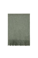 Unisex Plain Wool Tassel Scarf