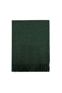 Unisex Plain Wool Tassel Scarf
