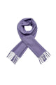 Unisex Plain Wool Tassel Scarf