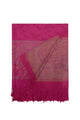Delicate Butterfly Embroidered Pashmina Tassel Scarf