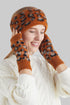 Soft Leopard Print Wool Headwarmer