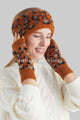 Soft Leopard Print Wool Headwarmer