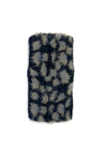 Soft Leopard Print Wool Headwarmer