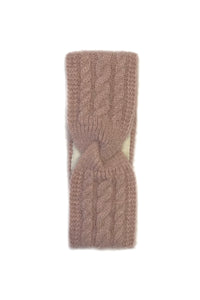 Slim Knitted Wool Headwarmer With Fleece Lining