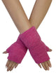 Plain Wool Knitted Wrist Warmer Gloves