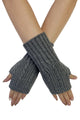Cosy Long Knitted Wool Wrist Warmer Gloves