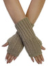 Cosy Long Knitted Wool Wrist Warmer Gloves