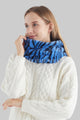 Zebra Print Faux Fur Twist Snood