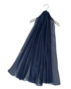 Slim Plain Chiffon Scarf