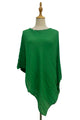 Plain Pleated Chiffon Poncho/Cover Up