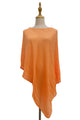 Plain Pleated Chiffon Poncho/Cover Up