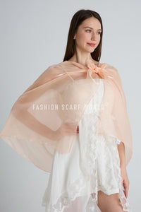 Plain Shiny Occasion Shawl/Scarf