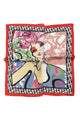Abstract Ink Women Portrait Square Scarf