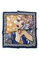 Abstract Ink Women Portrait Square Scarf