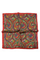 Swirl Paisley Print Small Square Scarf