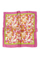 Hibiscus Hawaiian Floral Print Square Scarf