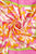 Hibiscus Hawaiian Floral Print Square Scarf
