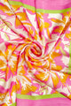 Hibiscus Hawaiian Floral Print Square Scarf