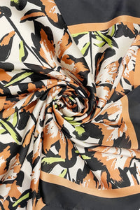 Hibiscus Hawaiian Floral Print Square Scarf