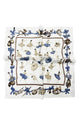 Cute Balllerina And Orchestra Print Square Scarf