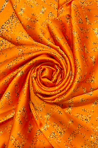 'Letter E' Starry Print Silk Scarf