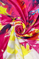 Abstract Watercolour Print Silk Scarf