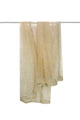 Rose Print & Pearl Embellished Sheer Scarf/ Shawl