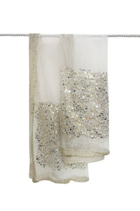 Glitter Sequined Mesh Scarf/ Shawl